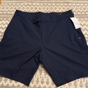 RLX Ralph Lauren Navy Blue Hybrid Shorts